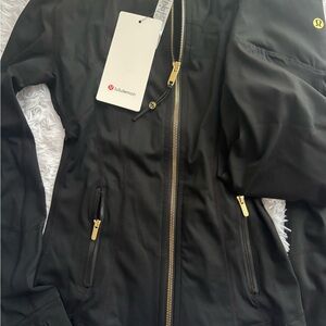 lululemon athletica Utility Jacket in Black with Gold Details